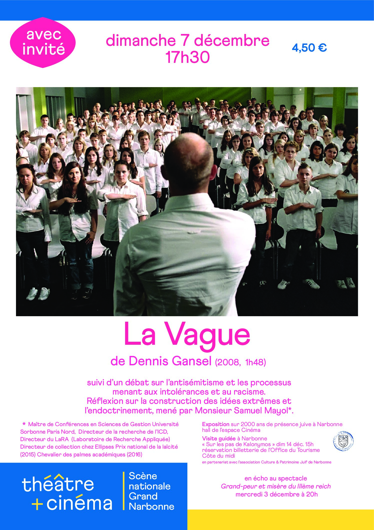 Projection du film La Vague au Théâtre + Cinéma