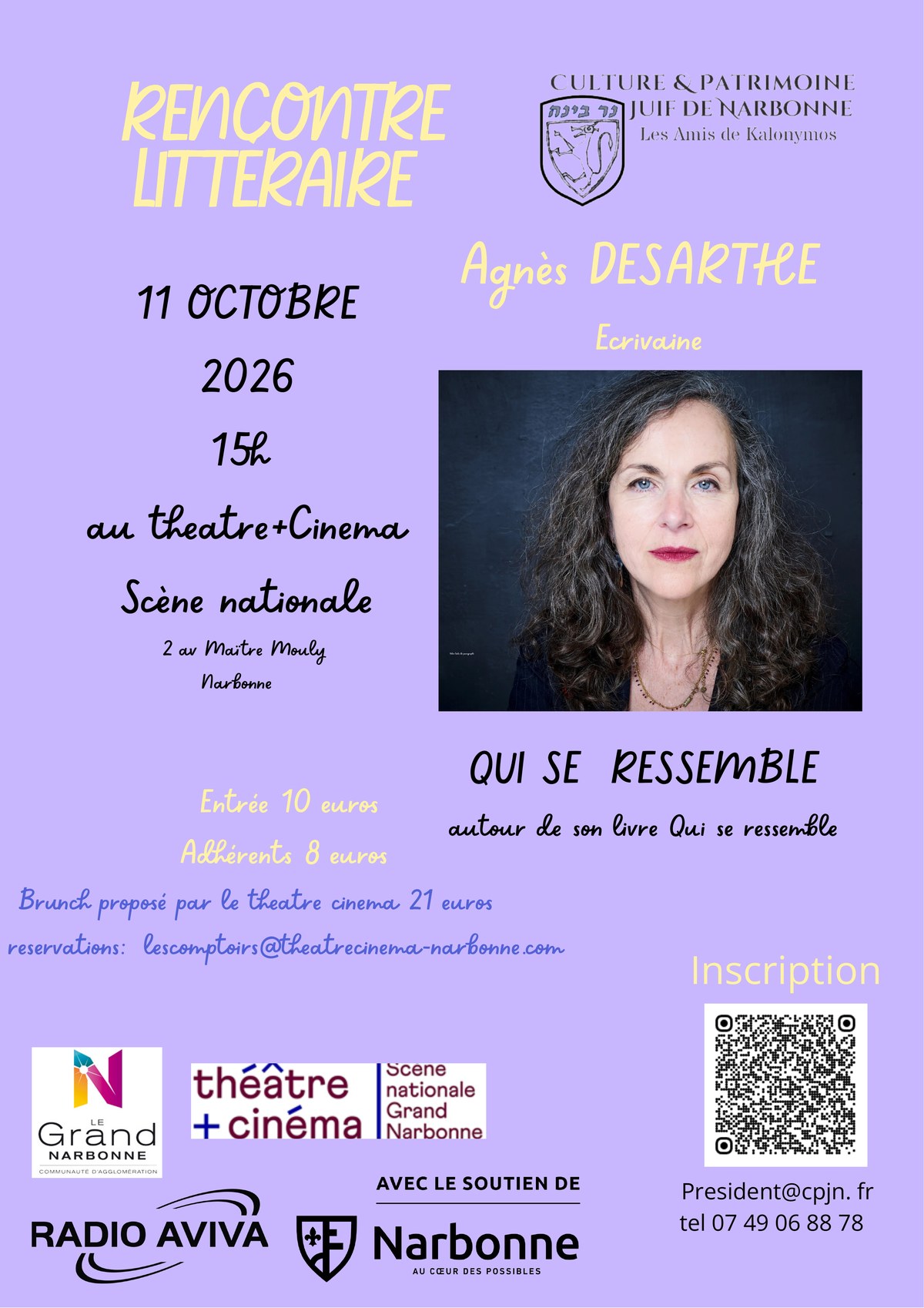 Rencontre littéraire avec Agnès Desarthe - Qui se ressemble